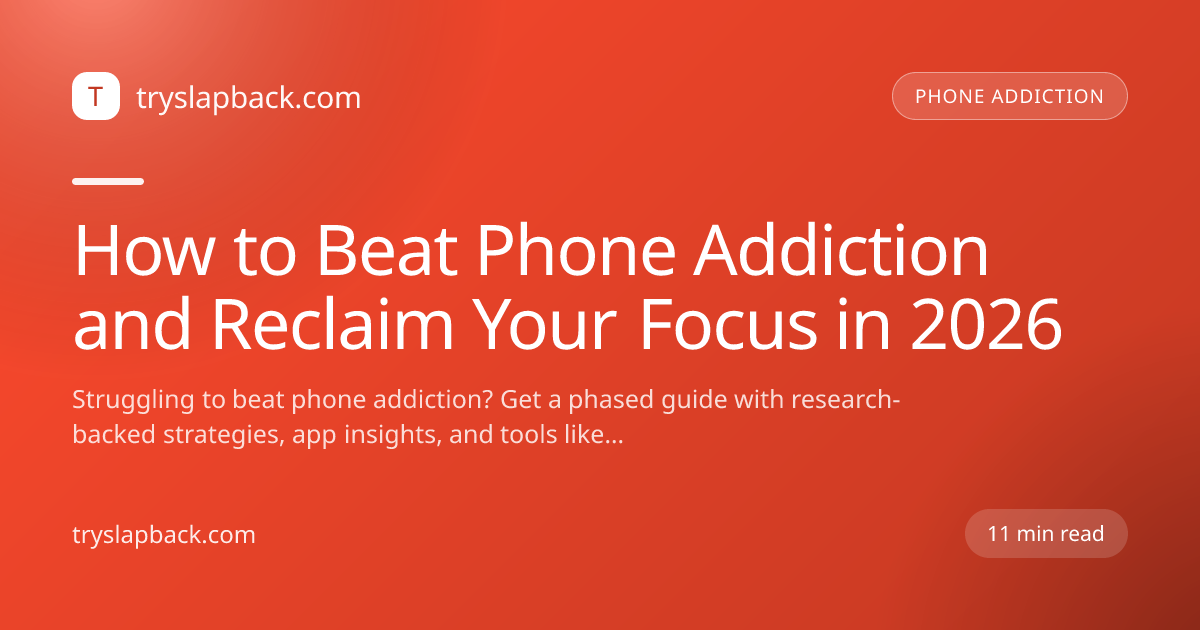 How to Beat Phone Addiction and Reclaim Your Focus in 2026